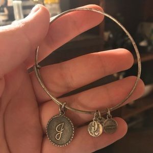 ALEX AND ANI J INITIAL BRACELET